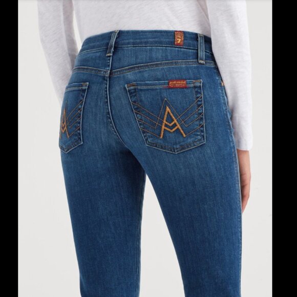 7 for All Mankind - A Pocket Med Wash Jeans Size 27 - Picture 1 of 5